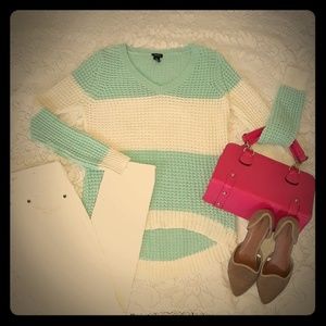 ** 2 for 10** Perfect oversized mint sweater!